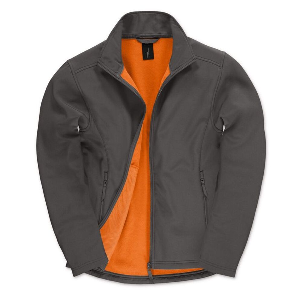 B&C Mens ID.701 Soft Shell Jacket / Dark Grey